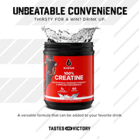 Thumbnail for Six Star 100% Creatine Monohydrate Powder - Unflavored Micronized Creatine Monohydrate Supplement for Workout Performance, Muscle Building & Strength - Creatine Powder for Women & Men - 60 Servings