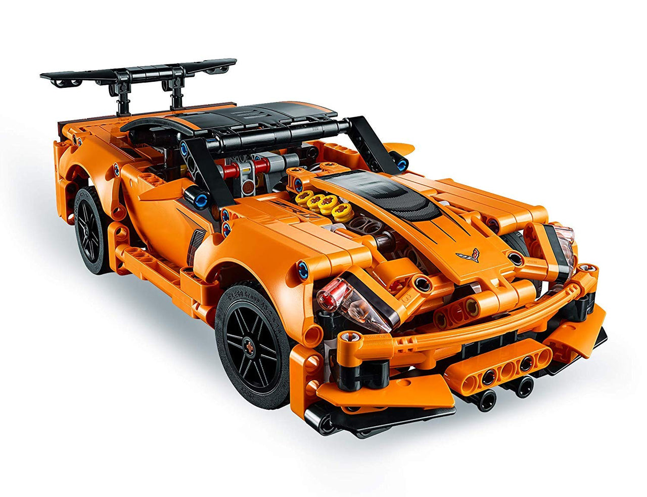 Technic Chevrolet Corvette Zr1 Replica, 2 in 1 Collectible Car Model, Advanced Construction Set