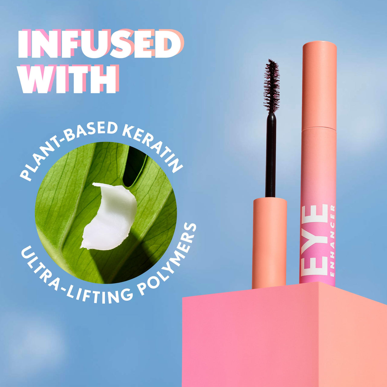 CoverGirl Eye Enhancer, Berry Brown, 3D Mascara, Curved Fiber Brush, Plant-Based Lifting Wax, For All Lash Types, 24-Hour Wear, Transfer-Proof, Flake-Free, 0.30oz