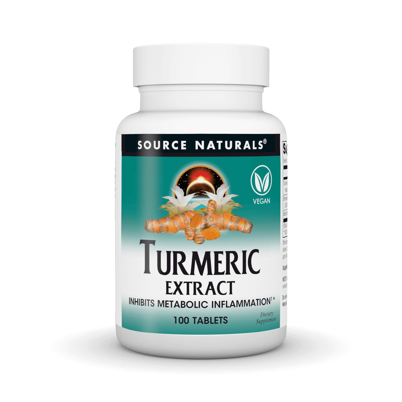 Source Naturals Turmeric Extract - Supports Healthy Inflammatory Response* - 100 Tablets