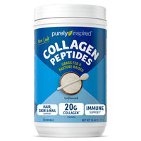 Thumbnail for Purely Inspired Collagen Powder, Unflavored (20 Servings) - 20g Collagen Peptides Protein Powder for Women & Men - Grass-Fed & Pasture Raised - Gluten-Free, Paleo & Keto-Friendly Collagen Drink