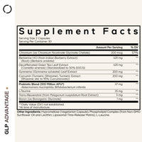 Thumbnail for Codeage GLP-Advantage+ Supplement - Metabolic & GLP-1 Activity Support - Chromium, Berberine, Green Tea, Gymnema, Curcumin, Taurine, Resveratrol - Weight Management & Gut Health, Non-GMO - 60 Capsules