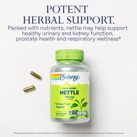 Thumbnail for SOLARAY Nettle Leaf 450mg Healthy Kidney, Urinary & Prostate Support Traditional Use for Healthy Allergy Response & Respiratory Wellness 180 CT