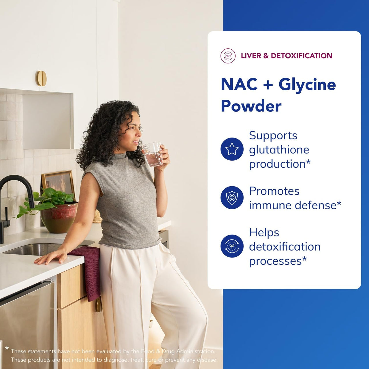 Pure Encapsulations NAC + Glycine Powder - Immune Support, Detox Cleanse & Glutathione Production* - Conditionally Essential Amino Acids - Gluten Free & Non-GMO - 5.6 oz