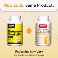 Thumbnail for Jarrow Formulas Glucosamine, Chondroitin, and MSM Capsules; Joint Support Supplement with Vitamin C and Manganese, Bone & Joint Health, 240 Capsules, 60 Day Supply