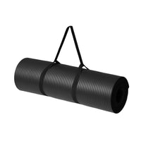 Thumbnail for Amazon Basics 1/2 Inch Extra Thick Exercise Yoga Mat with Carrying Strap, Black