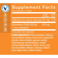 Thumbnail for The Vitamin Shoppe Bromelain 500MG & 2,000 GDU, Supports Protein Digestion & Absorption, Enzyme Sourced from Pineapples (60 Capsules)