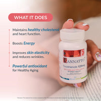 Thumbnail for WELLNESS EXTRACT Eannatto Tocotrienols Vitamin E Supplements Tocopherol Free, Non-GMO, Gluten Free & Antioxidant (125MG 60 Softgels)