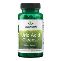 Thumbnail for Swanson Uric Acid Cleanse - Natural Supplement Promoting Kidney Support - Features a Powerful Combination of 7 Herbs - (60 Veggie Capsules)