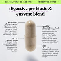 Thumbnail for Lemme Debloat 3-in-1 Prebiotic, Probiotic & Digestive Enzyme Capsules for Bloating & Gas Relief - 2 Clinically Studied Probiotics w/5 Digestive Enzymes to Improve Digestion, Women & Men, (60 Count)