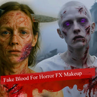 Thumbnail for Fake Blood spray,2.01FL.OZ Vampire Blood Makeup,Halloween Fake Blood Spray Eye Blood Drops Body Paint?Blood Splatter for Clothes,Halloween Zombie Monster Vampire Blood Costume Cosplay Makeup,1PC