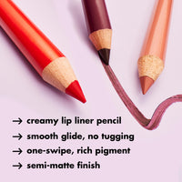Thumbnail for e.l.f. Cream Glide Lip Liner, Highly-Pigmented Pencil For Shaping & Sculpting Lips, Semi-Matte Finish, Vegan & Cruelty-Free, Baddest Beige
