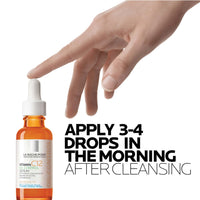 Thumbnail for La Roche-Posay Pure 12% Vitamin C Oil Control Serum For Face With Hyaluronic Acid & Salicylic Acid, Hydrating Face Serum for Oily & Combination Skin, Boost Radiance & Reduce Wrinkles