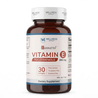Thumbnail for WELLNESS EXTRACT Eannatto Tocotrienols Vitamin E Supplements Tocopherol Free, Non-GMO, Gluten Free & Antioxidant (300MG 30 Softgels)