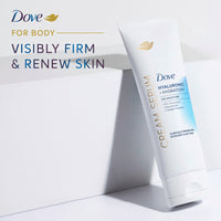 Thumbnail for Dove Cream Serum Hyaluronic + Hydration for Extra Dry, Flaky Skin, with Pro-Ceramides, Niacinamide and Collagen Peptides Lotion, 8 oz