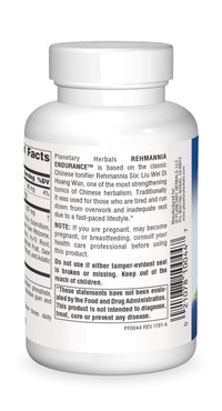 Thumbnail for Planetary Herbals Rehmannia Endurance Tablets, 75 Count