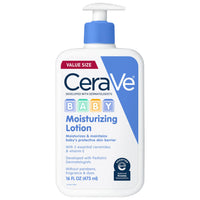 Thumbnail for CeraVe Baby Lotion, Gentle Baby Skin Care with Ceramides, Niacinamide & Vitamin E, Fragrance, Paraben, Dye & Phthalates Free, Lightweight Moisturizer, 16 Ounce