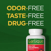 Thumbnail for Garlique Garlic Extract Supplement, Healthy Cholesterol Formula, Odorless & Vegan, 60 Caplets