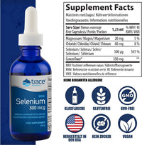 Thumbnail for Trace Minerals Liquid Ionic Selenium - High-Absorption Selenium Supplement for Daily Immune Support - Hormone & Antioxidant Support - Gluten-Free - Vegan - Non-GMO - 2 fl oz (48 Servings, 1 Pack)