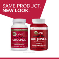 Thumbnail for Qunol Ubiquinol CoQ10 100mg Softgels, Qunol Mega Ubiquinol 100mg - Superior Absorption - Active form of Coenzyme Q10 for Heart Health - 2 Month Supply - 60 Count