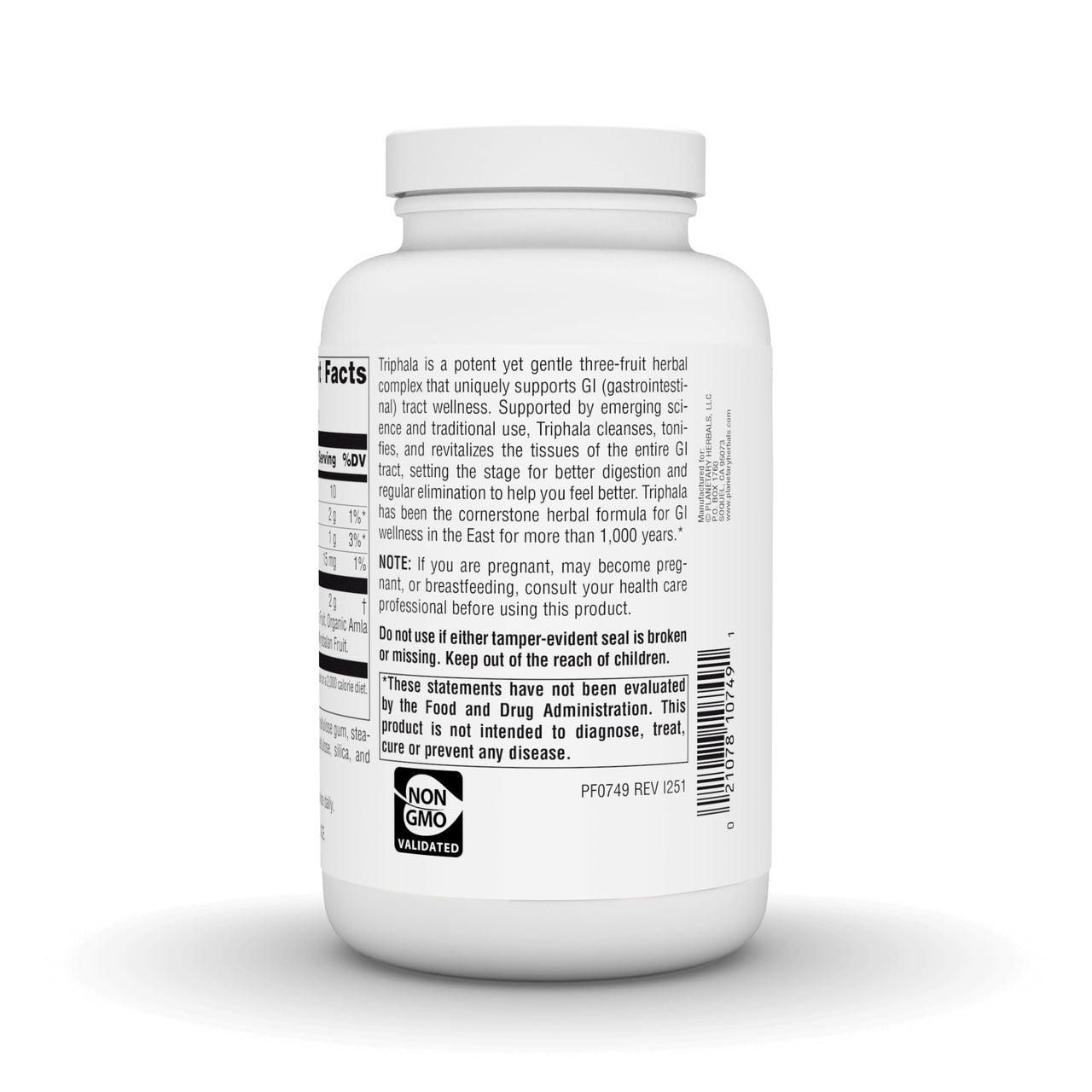 Planetary Herbals Triphala 1000mg - 270 Tablets