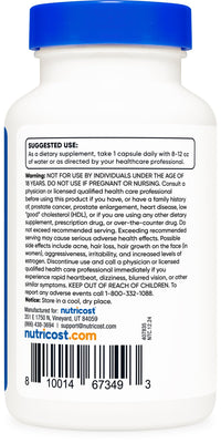 Thumbnail for Nutricost Pregnenolone 100mg, 120 Capsules - Non-GMO, Gluten Free, Vegetarian Capsules