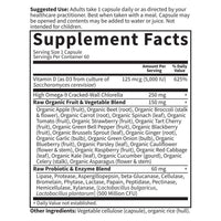 Thumbnail for Garden of Life Vitamin D3 5000 IU, Raw Whole Food Supplements with Chlorella, Fruit, Veggies & Probiotics for Bone & Immune Health, 60 Vegetarian Capsules
