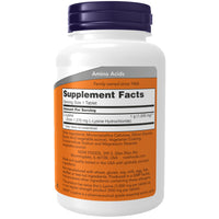 Thumbnail for NOW Foods Supplements, (L-Lysine Hydrochloride) 1,000 mg, Double Strength, Amino Acid, 100 Tablets