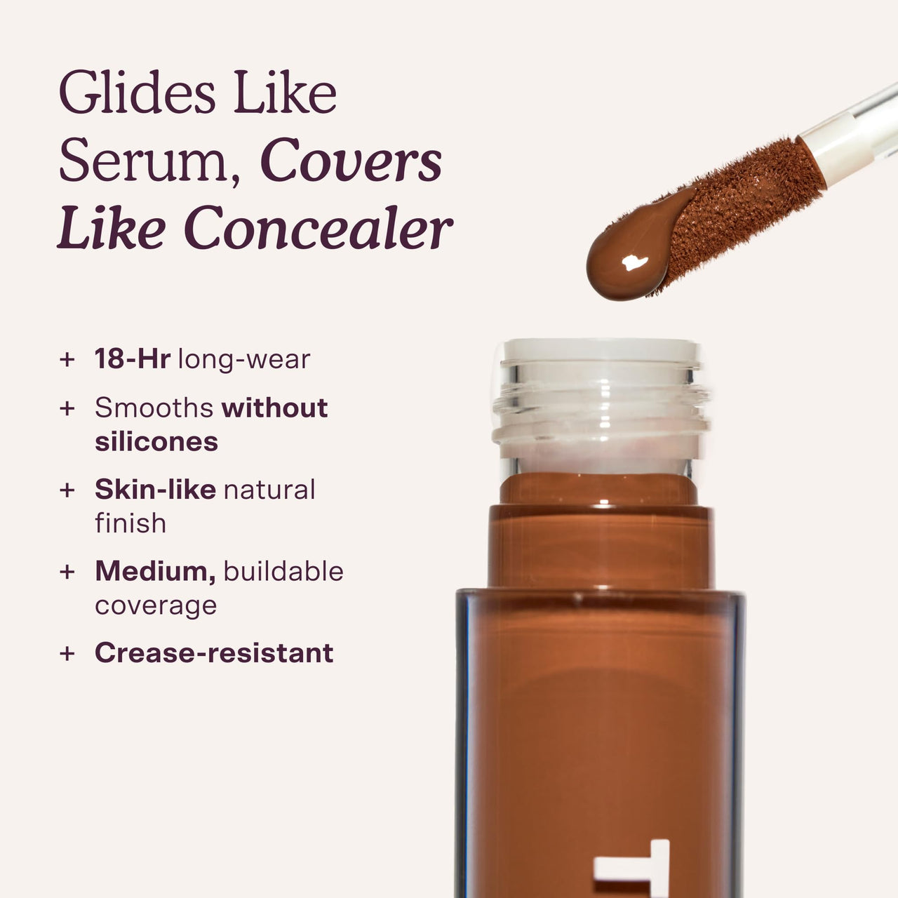 Tower 28 Swipe Serum Hydrating Concealer, 11 Tan/Medium Warm (0.22 oz)