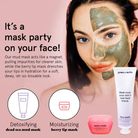 Thumbnail for grace & stella Award Winning Skin Care Set - Birthday Gifts for Her, Travel Size Toiletries with Eye Masks, Hyaluronic Acid Serum, Lip Balm & More, Gift Baskets for Women, Vegan Cruelty-Free Self Care