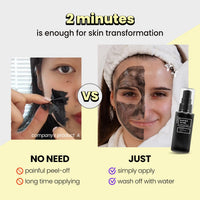 Thumbnail for Coxir TXA Black Rice Pore Mask – Korean 3-in-1 Wash-Off Mask Serum| Pore Purifying, Blackhead Care, Hydrating, Skin Toning Treatment with TXA & Black Rice |Vegan K-beuaty Face Mask [50ml/1.69 fl.oz]