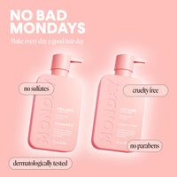 Thumbnail for MONDAY HAIRCARE Volume Shampoo + Conditioner Set (2 Count) 12 oz. For Thin, Fine, and Oily Hair Made with Coconut Oil, Ginger Extract, and Vitamin E 100% Recyclable Bottle