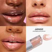 Thumbnail for Kosas Wet Lip Oil Gloss - Hydrating Lip Plumping Treatment with Hyaluronic Acid & Peptides, Non-Sticky Finish (Exposed)