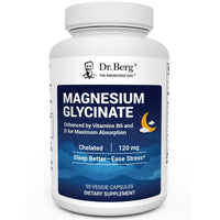 Thumbnail for Dr. Berg Magnesium Glycinate 90ct – 4-in-1 Chelated for Muscle, Nerve, Sleep & Stress Support*– w/ D3, B6 & Zinc – 4X Lab-Tested – No Fillers – Formulated in USA, GMP-Certified