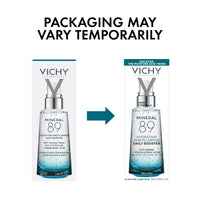 Thumbnail for Vichy Mineral 89 Booster, Pure Hyaluronic Acid Serum for Face with Polyglutamic Acid for Skin Barrier Repair, Plumps & Hydrates, Lightweight Hydrating Serum, Oil-Free, Non-Sticky, 1.01 Fl Oz