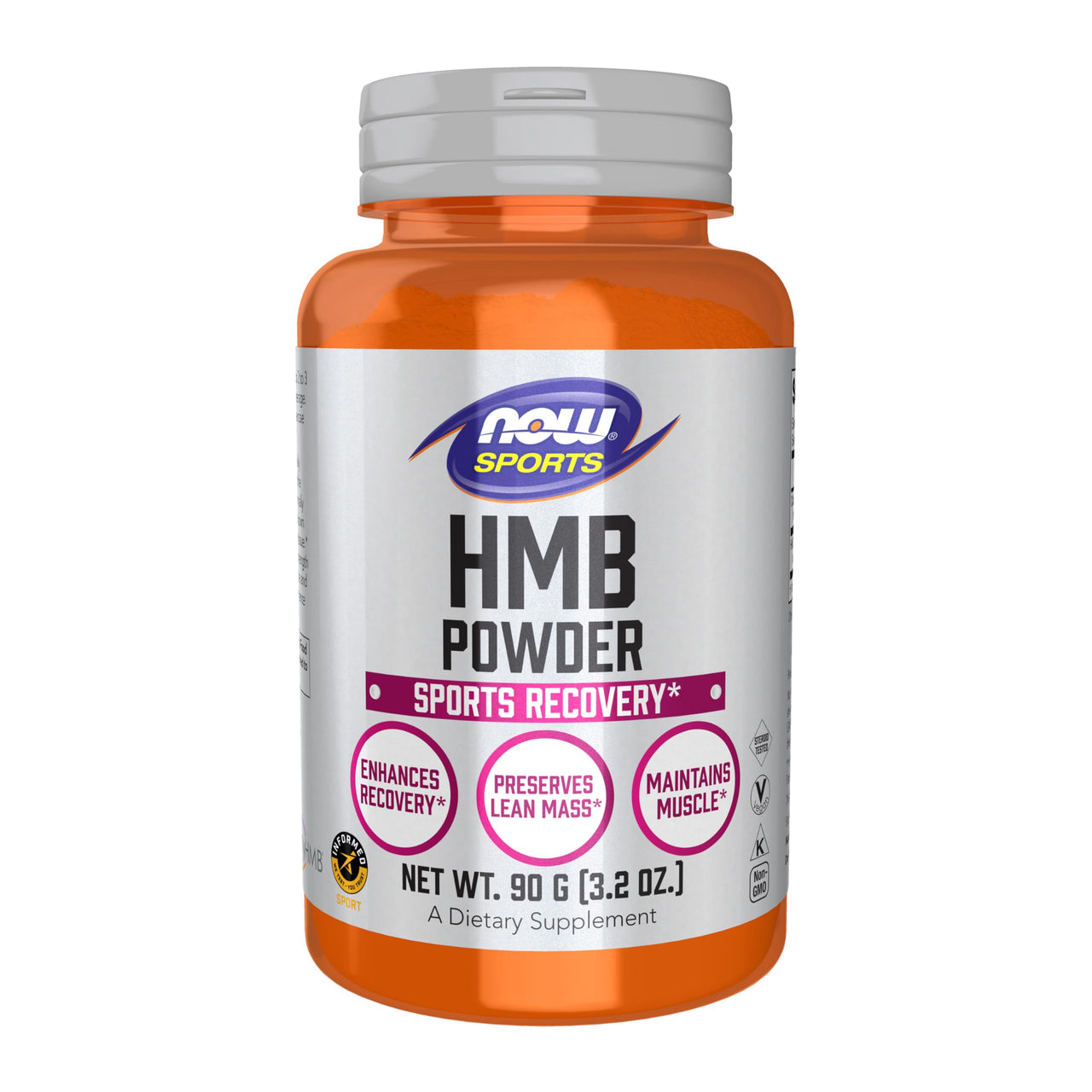 NOW Foods Sports Nutrition, HMB (β-Hydroxy β-Methylbutyrate)Powder, Sports Recovery*, 90 Grams