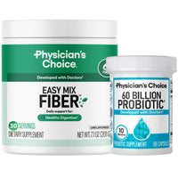 Thumbnail for Physician's CHOICE 60 Billion Probiotic 60 Count + Easy Mix Fiber Bundle
