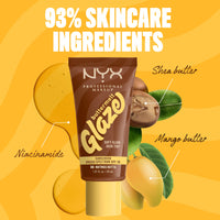 Thumbnail for NYX PROFESSIONAL MAKEUP Buttermelt Glaze Soft Glow Skin Tint + SPF 30, Up To 12HR Wear, 08 Nutmeg Butta