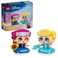 Thumbnail for LEGO Disney Frozen Mini Anna & Elsa Toys - Building Set for Girls & Boys, Ages 5+ - Frozen Toys for Pretend Play or Bedroom Decor - Gifts for Birthdays - 43284