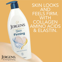 Thumbnail for Jergens Skin Firming Body Lotion for Dry to Extra Dry Skin, Skin Tightening Cream with Collagen and Elastin, Dermatologist Tested, Hydralucence Blend Formula, 16.8 Oz