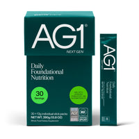 Thumbnail for AG1 Next Gen Greens Powder Superfood and Multivitamin, Travel Packs 30 ct