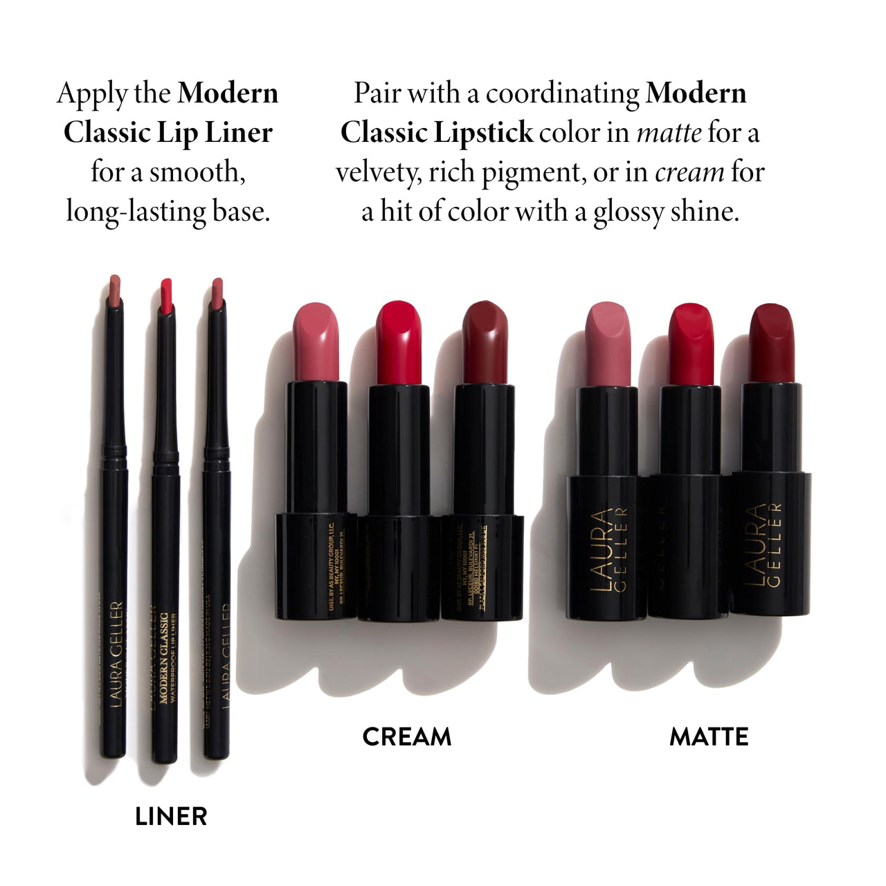 LAURA GELLER NEW YORK Modern Classic Matte Lipstick - Novel Neutral - Ultra-Rich Color - Luxurious and Lightweight - Matte Finish