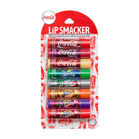 Thumbnail for Lip Smacker Coca-Cola Flavored Balm, 8 Count, Flavors Coke, Cherry Vanilla Sprite, Root Beer, Orange Fanta, Grape Strawberry Fanta
