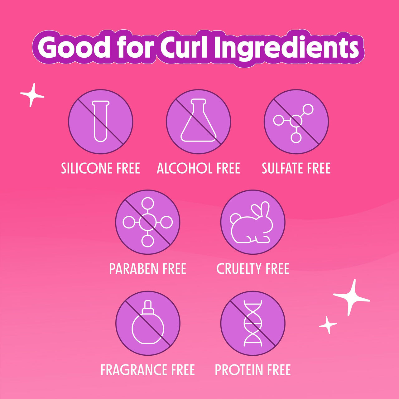 Not Your Mother's Fragrance-Free Curl Talk Sculpting Gel & Defining Cream (2-Pack) - 6 fl oz - Protein-Free Hair Products for Sensitive Curls