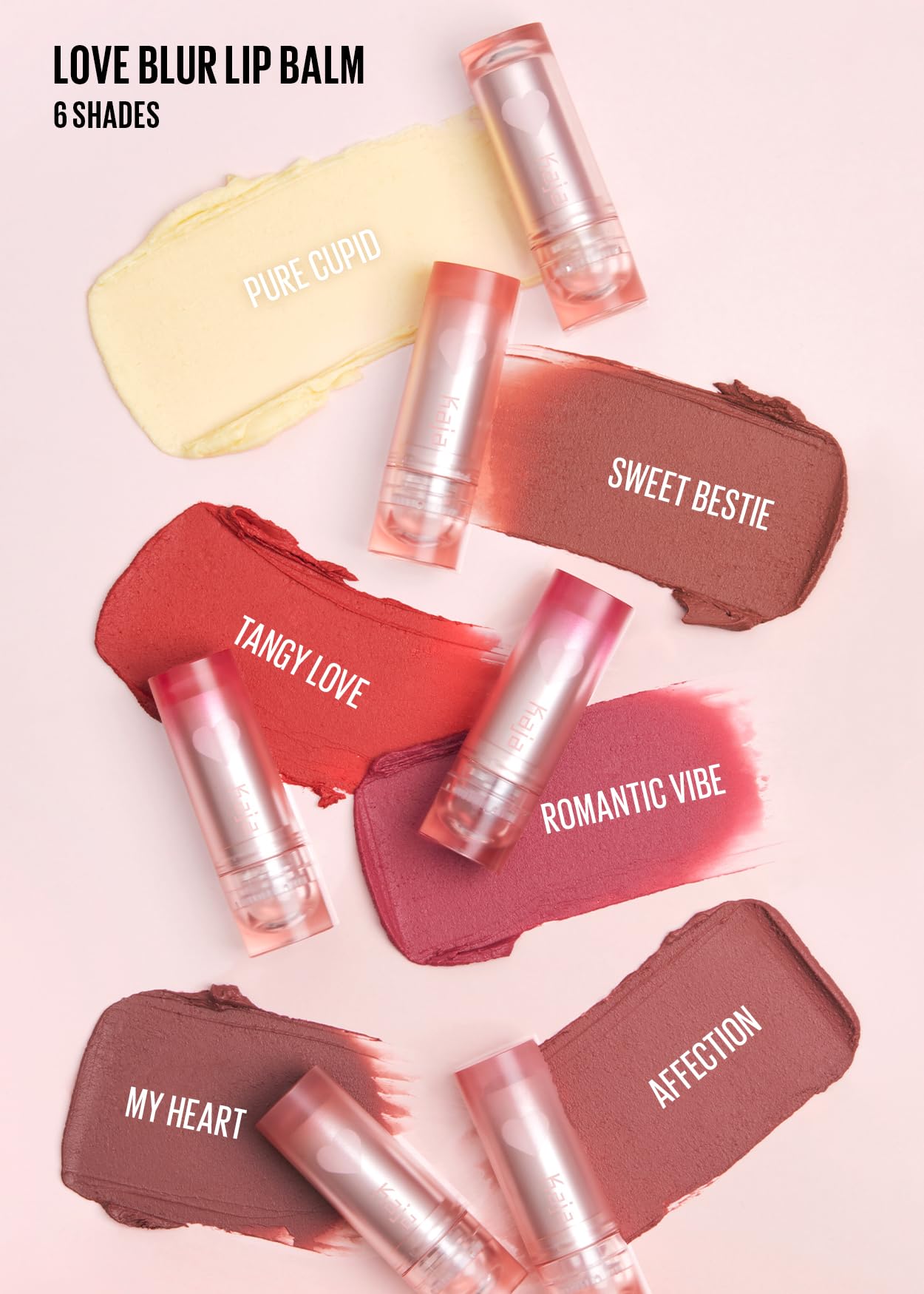 KAJA Lip Balm - Love Blur 01 Pure Cupid | Soft & Comfort Semi-Matte Blurring Daily Color, Shea Butter, Avocado Oil, Citrus Unshiu Peel Extract, Vitamin E Infused, Stocking Stuffers, 0.14 Oz