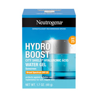 Thumbnail for Neutrogena Hydro Boost City Shield Water Gel Face Moisturizer with Broad Spectrum SPF 25, Hydrating Facial Sunscreen with Hyaluronic Acid, Oil-Free and Non-Comedogenic Face Lotion, 1.7 oz