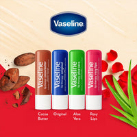 Thumbnail for Vaseline Lip Therapy Variety 4-Pack, Moisturizing Lip Balm with Vitamin E, 0.16 Oz Ea