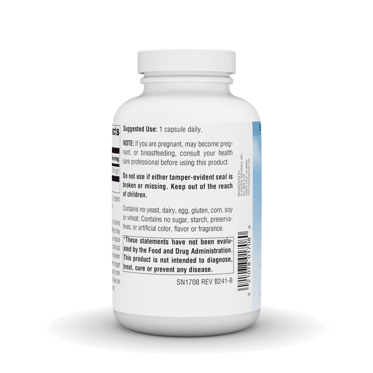Source Naturals Serene Science GABA, for a Calm Mind, 750mg - 180 Capsules