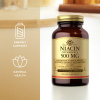 Thumbnail for Niacin 500mg Solgar 100 VCaps