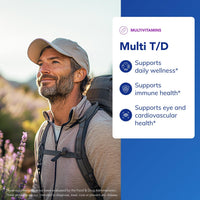 Thumbnail for Pure Encapsulations Multi T/D - Multivitamin & Mineral Supplement - for Daily Wellness, Cardiovascular & Immune Health* - Rich in Vitamins & Minerals - Gluten Free & Vegetarian - 120 Capsules